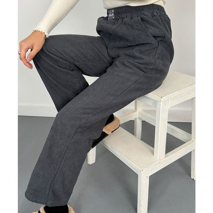 裏起毛ワイドパンツ 秋冬 ワイドパンツ | VIVID LADY | 詳細画像3 