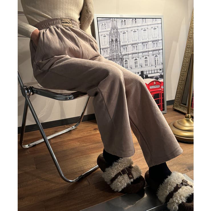 裏起毛ワイドパンツ 秋冬 ワイドパンツ | VIVID LADY | 詳細画像26 