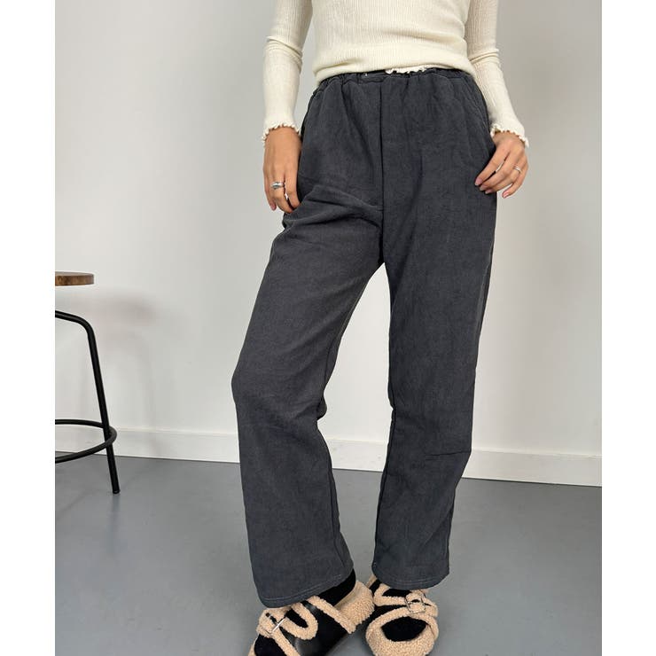 裏起毛ワイドパンツ 秋冬 ワイドパンツ | VIVID LADY | 詳細画像1 