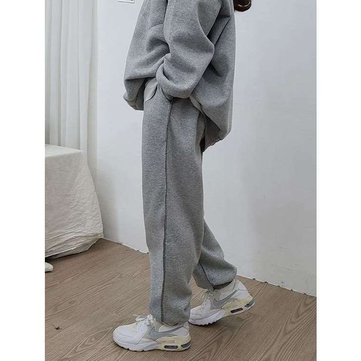 裏起毛 ジョガートレーニングパンツ レディース[品番：KH000011526