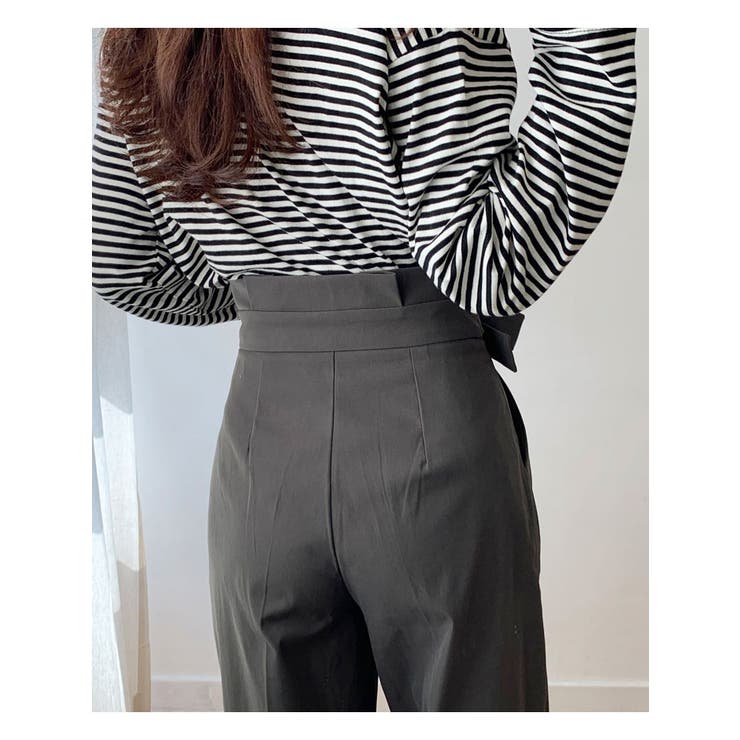 ピンタックハイウエストパンツ レディース 春秋 | VIVID LADY | 詳細画像9 
