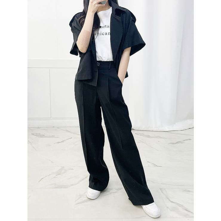ハイウエストワイドパンツ レディース Y2K[品番：KH000013948