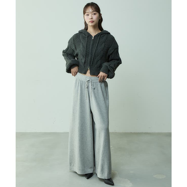 リラックス ニットワイドパンツ | VIVID LADY | 詳細画像10 