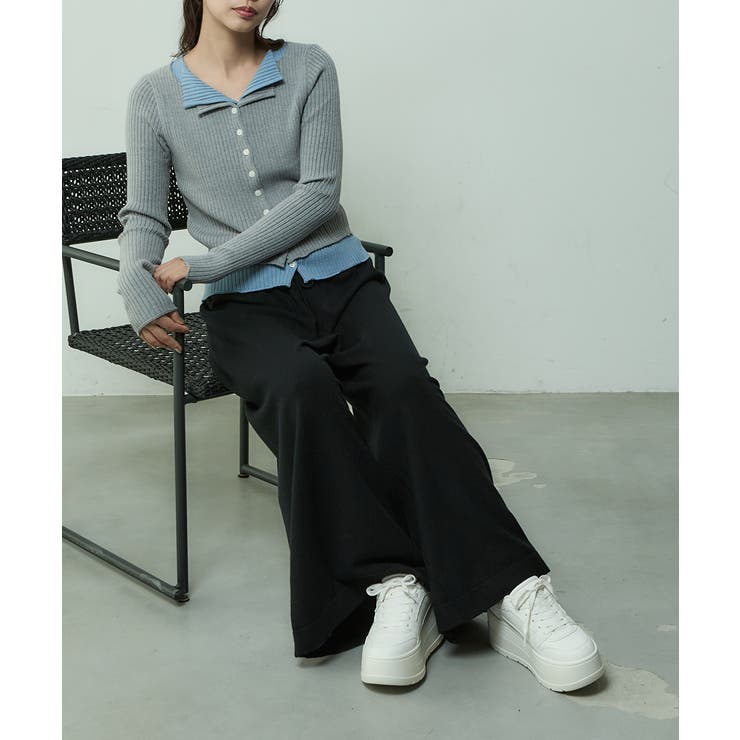 リラックス ニットワイドパンツ | VIVID LADY | 詳細画像19 