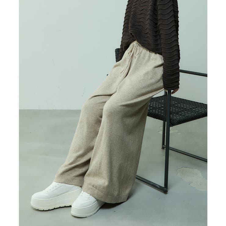 リラックス ニットワイドパンツ | VIVID LADY | 詳細画像22 