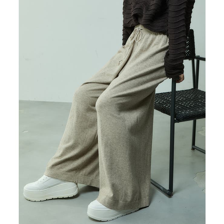 リラックス ニットワイドパンツ | VIVID LADY | 詳細画像23 