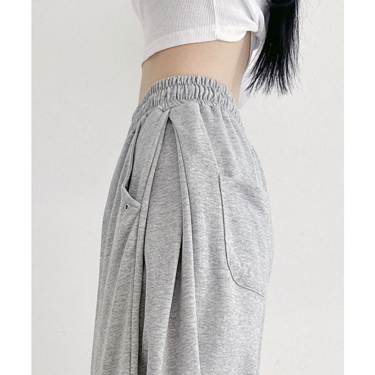 サイドウエストタック ワイド スウェットパンツ | VIVID LADY | 詳細画像10 