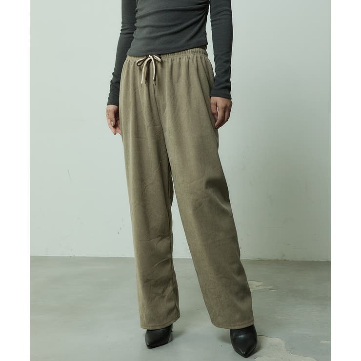 2色紐 コーデュロイ リラックスワイドパンツ | VIVID LADY | 詳細画像7 