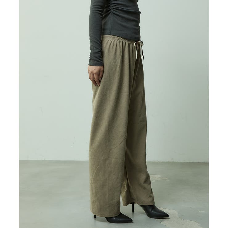 2色紐 コーデュロイ リラックスワイドパンツ | VIVID LADY | 詳細画像23 