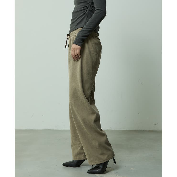 2色紐 コーデュロイ リラックスワイドパンツ | VIVID LADY | 詳細画像25 