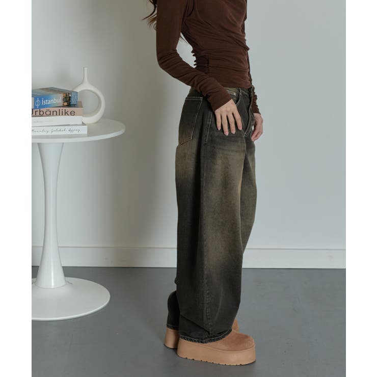 カーブワイドデニムパンツ | VIVID LADY | 詳細画像22 