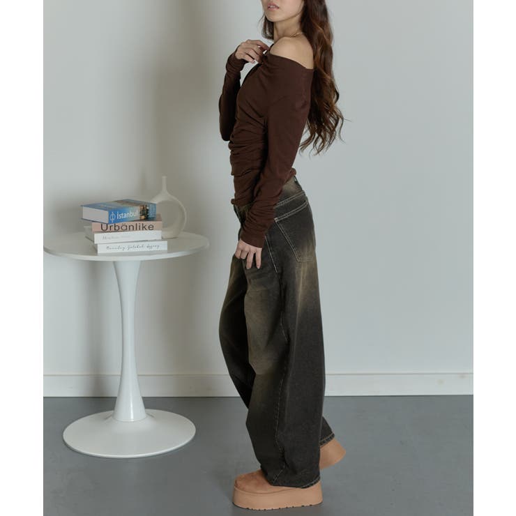 カーブワイドデニムパンツ | VIVID LADY | 詳細画像26 