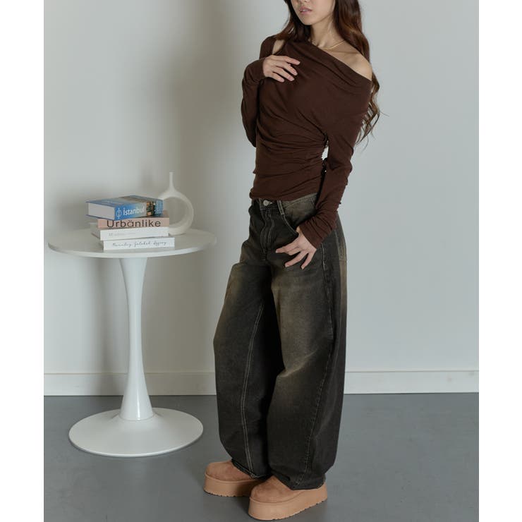 カーブワイドデニムパンツ | VIVID LADY | 詳細画像27 