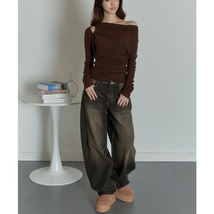 カーブワイドデニムパンツ | VIVID LADY | 詳細画像28 