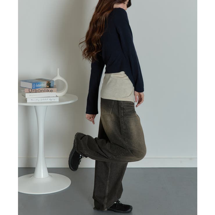 カーブワイドデニムパンツ | VIVID LADY | 詳細画像41 