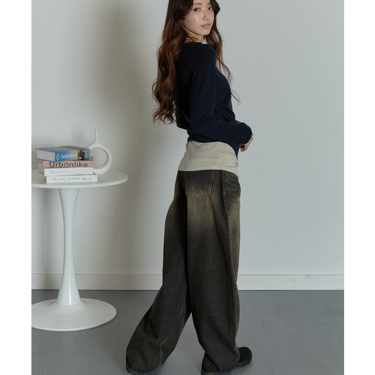 カーブワイドデニムパンツ | VIVID LADY | 詳細画像42 