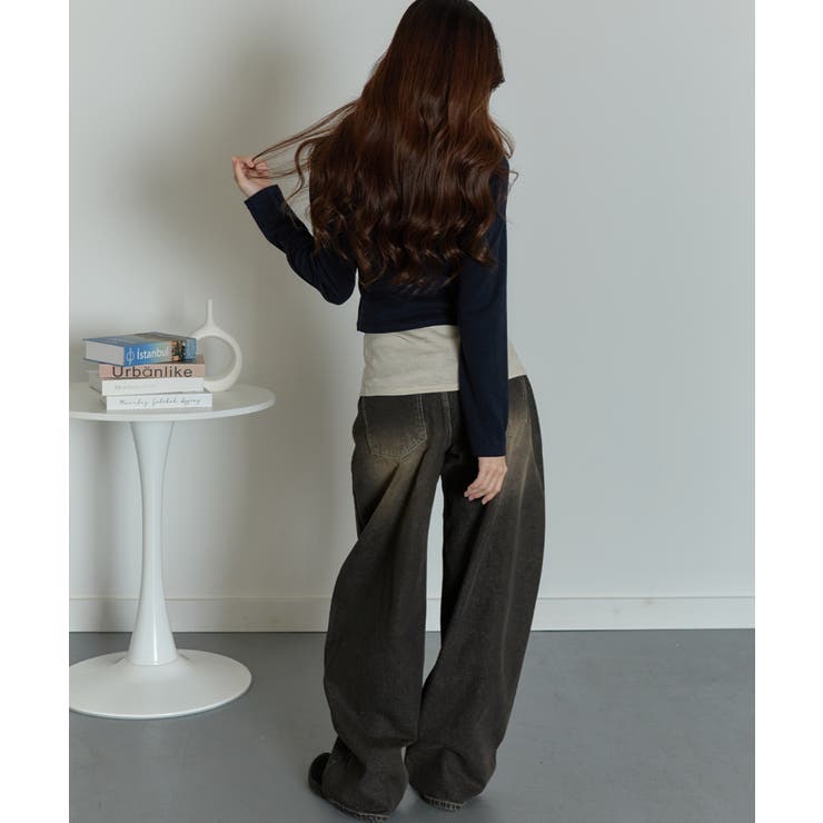 カーブワイドデニムパンツ | VIVID LADY | 詳細画像43 