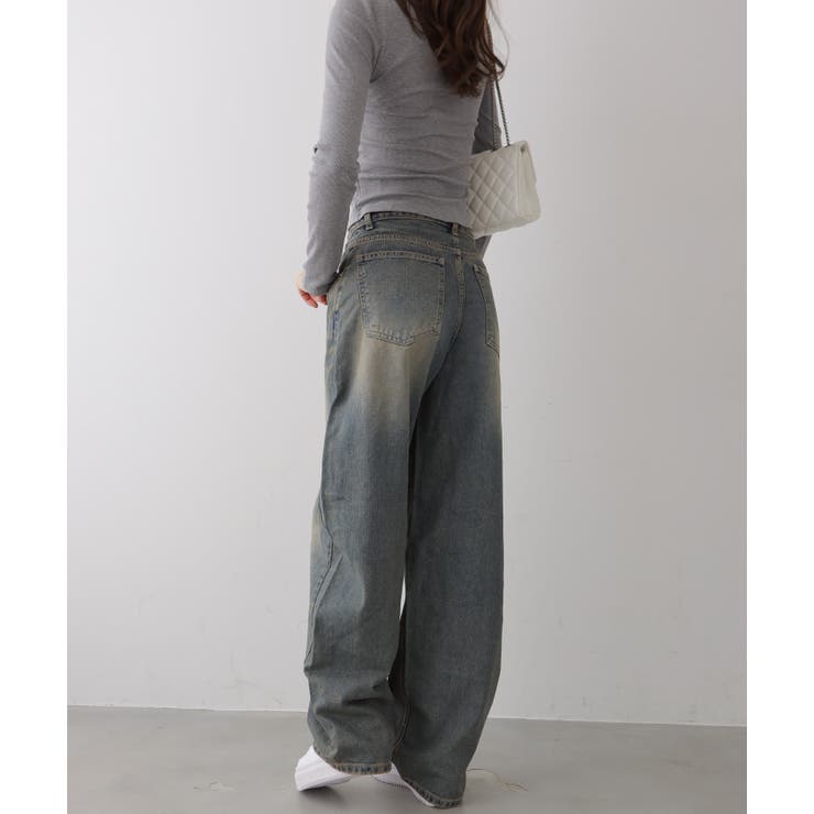 カーブワイドデニムパンツ | VIVID LADY | 詳細画像12 