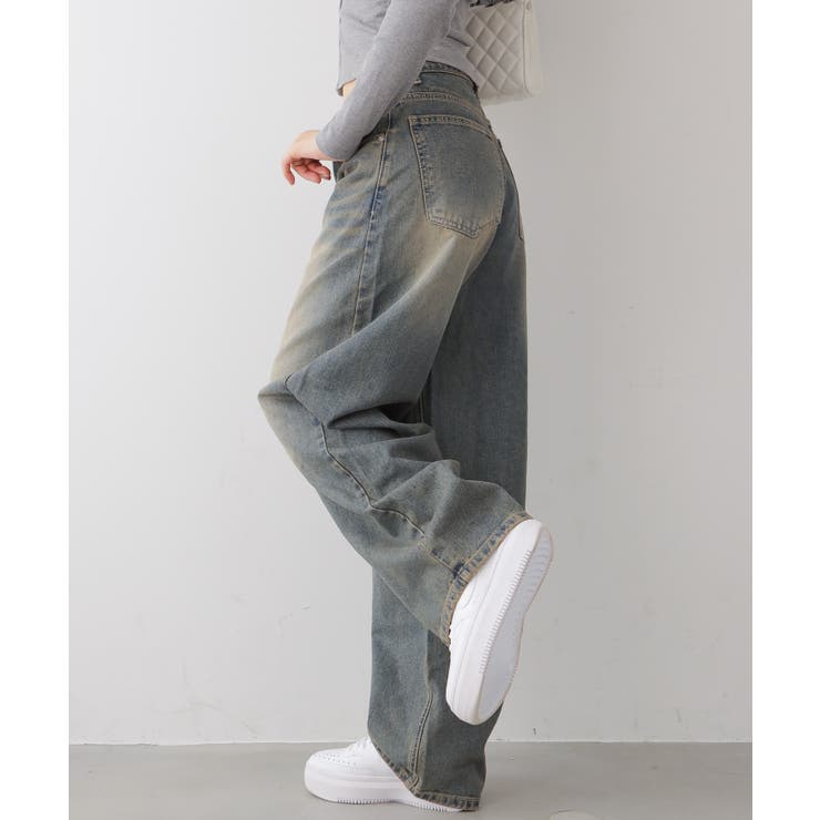 カーブワイドデニムパンツ | VIVID LADY | 詳細画像16 