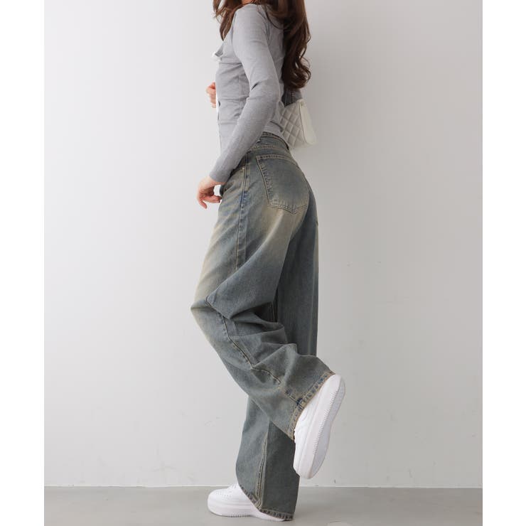 カーブワイドデニムパンツ | VIVID LADY | 詳細画像18 