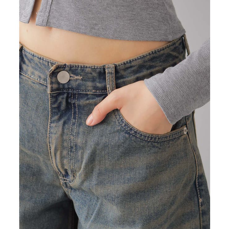 カーブワイドデニムパンツ | VIVID LADY | 詳細画像19 