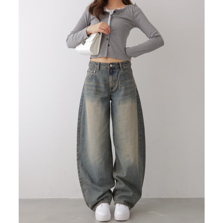 カーブワイドデニムパンツ | VIVID LADY | 詳細画像3 