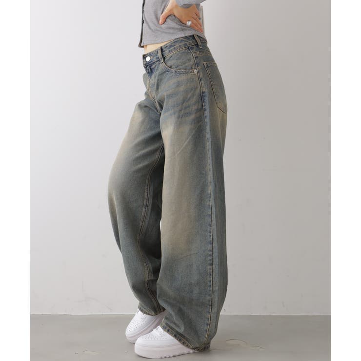 カーブワイドデニムパンツ | VIVID LADY | 詳細画像5 