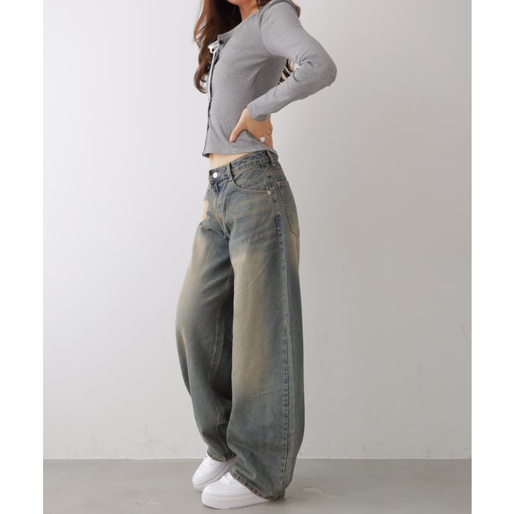 カーブワイドデニムパンツ | VIVID LADY | 詳細画像6 