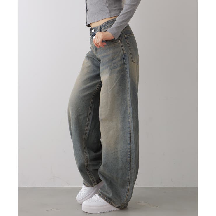 カーブワイドデニムパンツ | VIVID LADY | 詳細画像8 