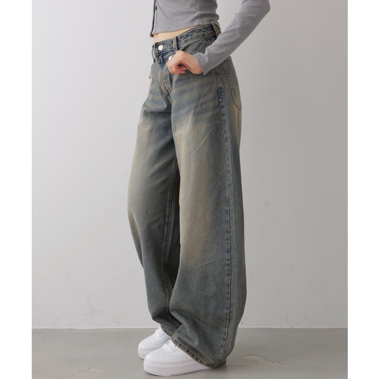 カーブワイドデニムパンツ | VIVID LADY | 詳細画像9 