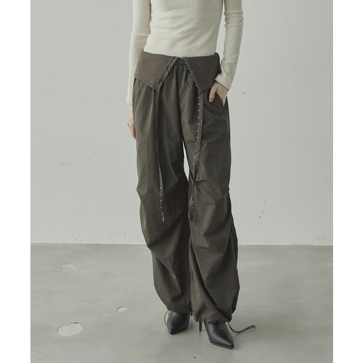 ウエスト変形デザイン バルーンカーゴパンツ | VIVID LADY | 詳細画像1 