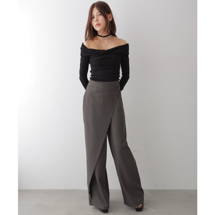 アシンメトリー ラップスラックス | VIVID LADY | 詳細画像9 