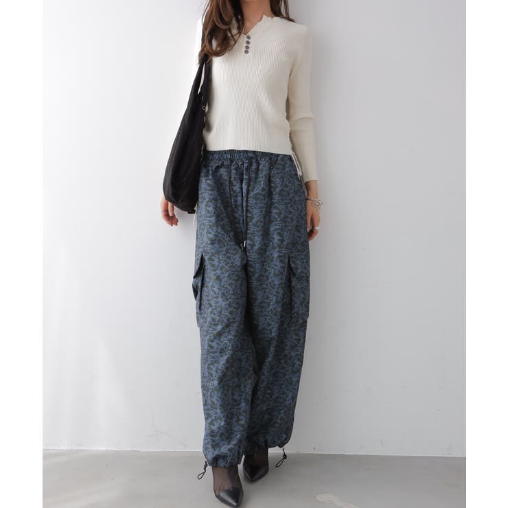 カモフラ柄 イージーカーゴパンツ | VIVID LADY | 詳細画像14 