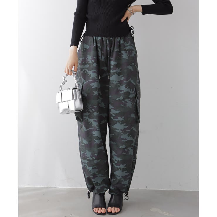 カモフラ柄 イージーカーゴパンツ | VIVID LADY | 詳細画像17 