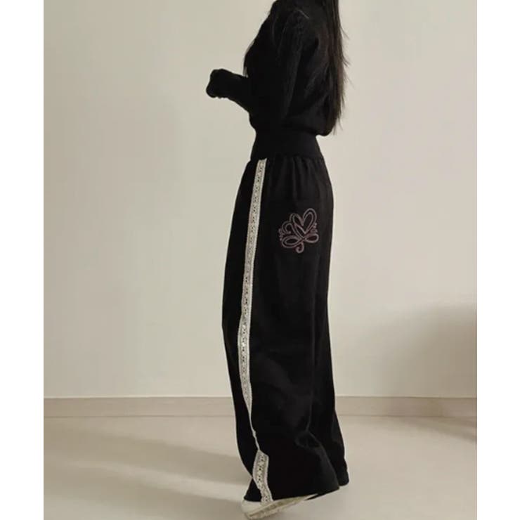 レーステープ ワイドイージーパンツ | VIVID LADY | 詳細画像4 