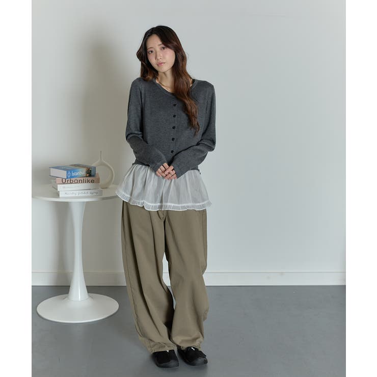 フラップポケット付 ボリュームカーブパンツ | VIVID LADY | 詳細画像2 