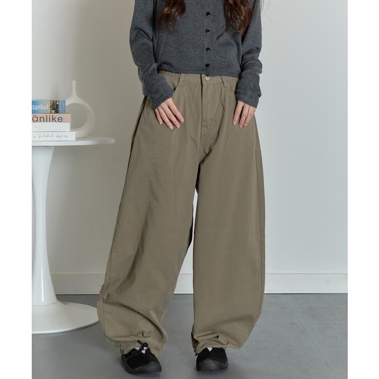 フラップポケット付 ボリュームカーブパンツ | VIVID LADY | 詳細画像19 