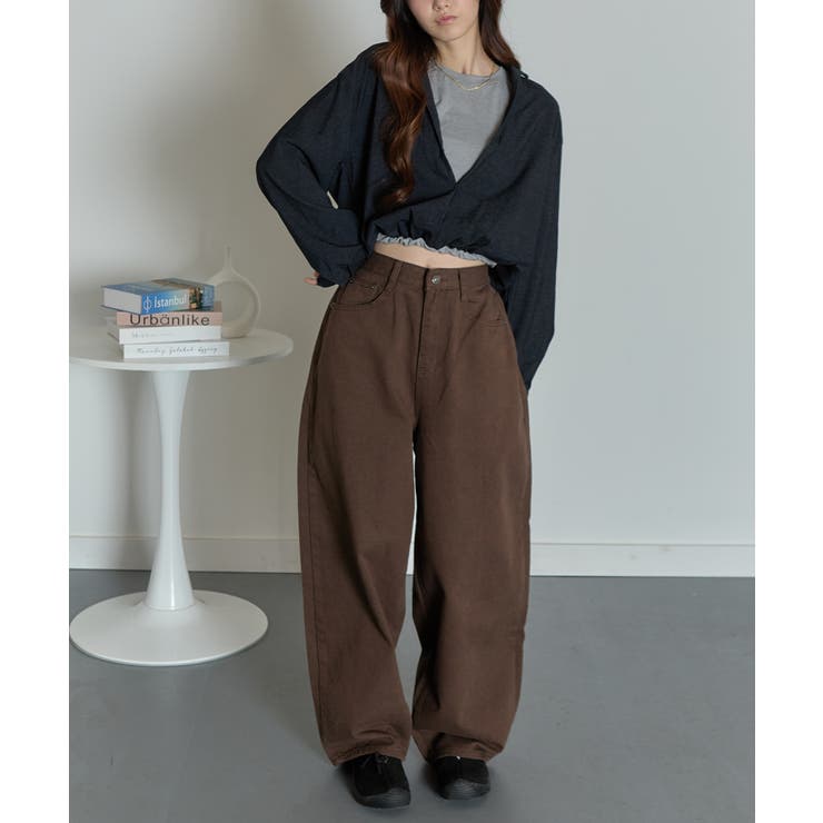 ノンウォッシュ ボリュームカーブデニム | VIVID LADY | 詳細画像3 