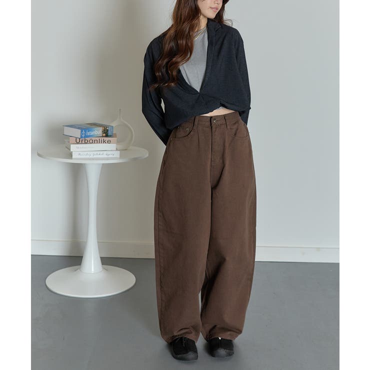 ノンウォッシュ ボリュームカーブデニム | VIVID LADY | 詳細画像4 