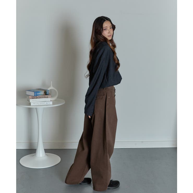 ノンウォッシュ ボリュームカーブデニム | VIVID LADY | 詳細画像7 