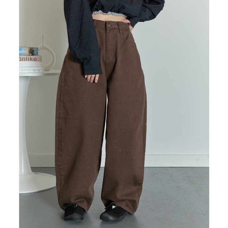 ノンウォッシュ ボリュームカーブデニム | VIVID LADY | 詳細画像1 