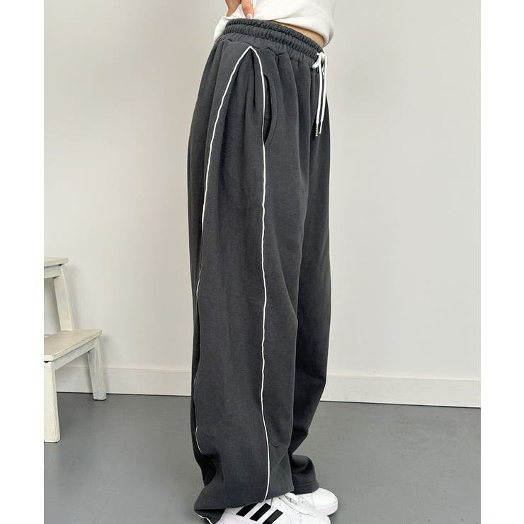 D.HYGEN - Unevenly Dyed Non-Ply Yarn Sarrouel Jogger Pants