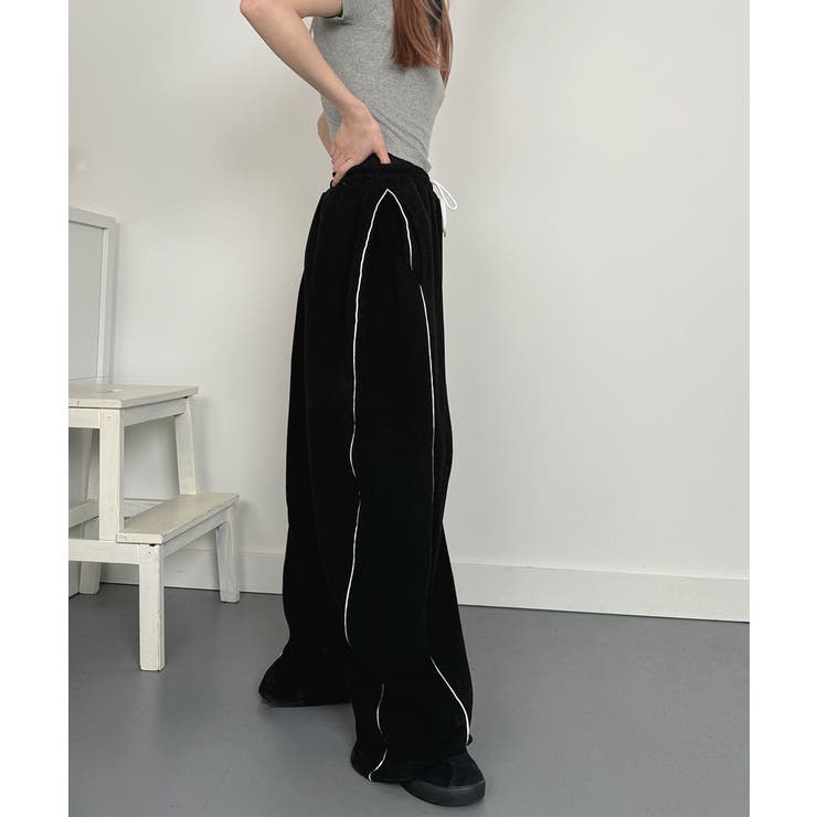 裏起毛 ワイドパンツ スウェットパンツ | VIVID LADY | 詳細画像29 