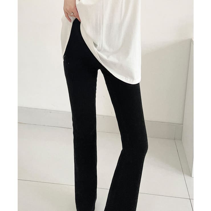 リブブーツカットパンツ レディース ボトムス[品番：KH000014760]｜VIVID  LADY（ビビッドレディー）のレディースファッション通販｜SHOPLIST（ショップリスト）
