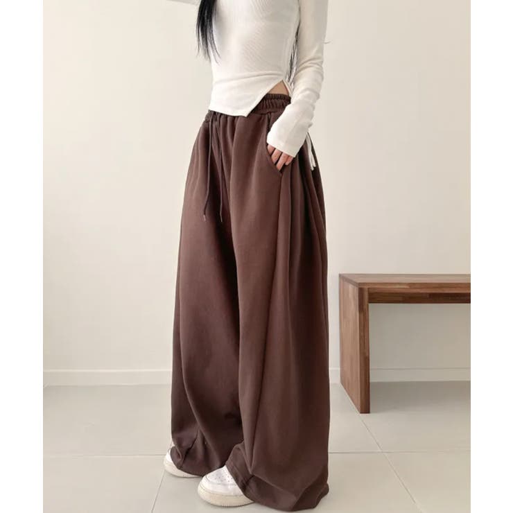 ナンバープリントワイドスウェットパンツ | VIVID LADY | 詳細画像12 