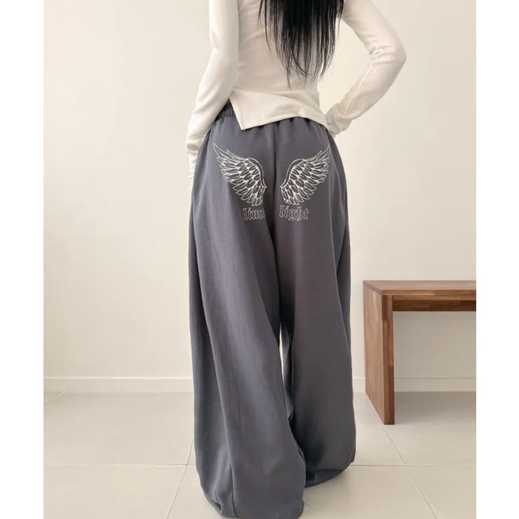 ウイングプリントワイドスウェットパンツ | VIVID LADY | 詳細画像11 