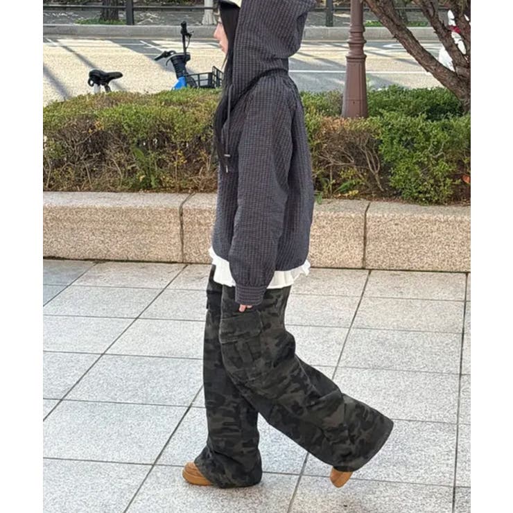 ワイドシルエット カーブデニムカーゴパンツ | VIVID LADY | 詳細画像8 