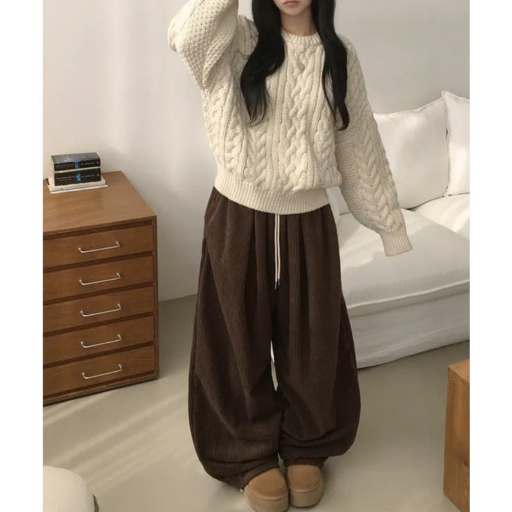 ボリュームコーデュロイ ワイドイージーパンツ | VIVID LADY | 詳細画像2 