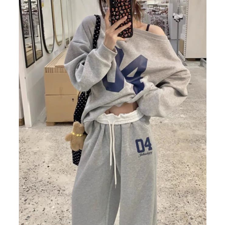 オーバーサイズ スウェットセットアップ | VIVID LADY | 詳細画像1 