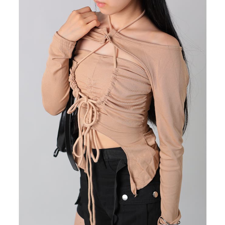 ☆25SS☆アシンメトリーツイストトップ/RECTO☆ ツイストアシメトップ / Twisted Asymmetrical Top（その他